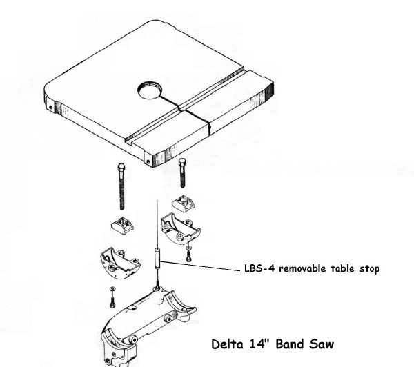 LBS-4 table stop schematic