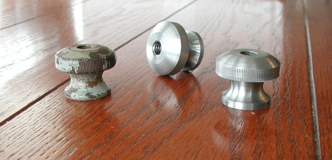 knobs, old and new